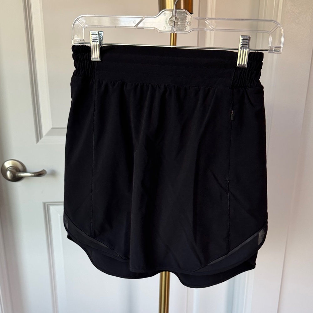 lululemon athletica Black Athletic skort (long)